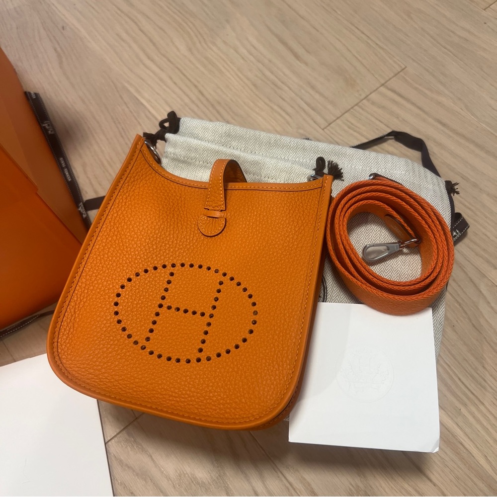 Brand new NWT Hermes Evelyne 16 Amazone orange